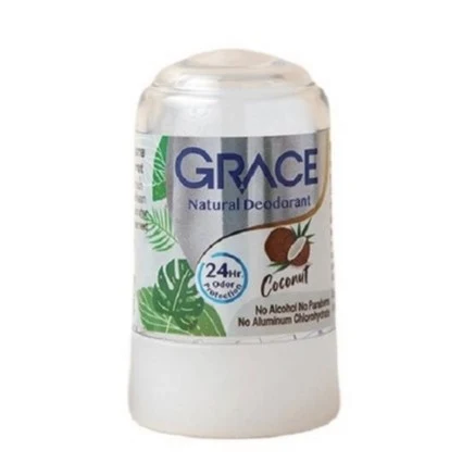 Натуральный соляной дезодорант "Кристалл" Кокос Green Herb Salt Crystal Deodorant, 50 гр