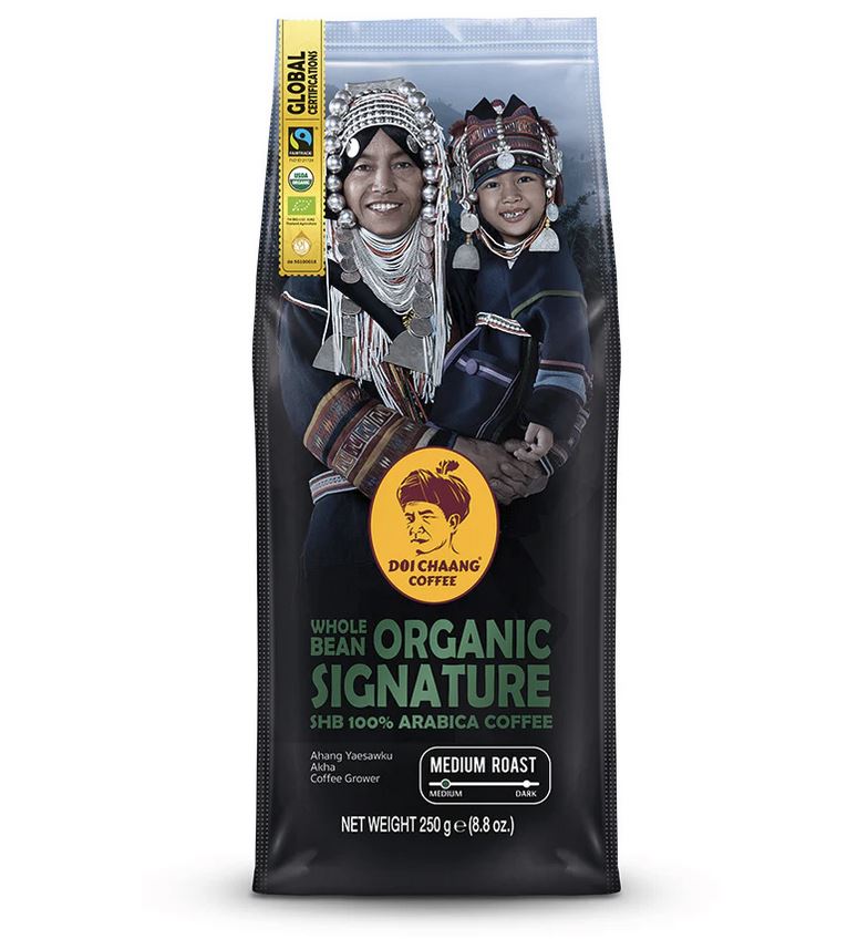 Кофе зерновой органический Doi Chaang Coffee Organic Signature, 250 гр