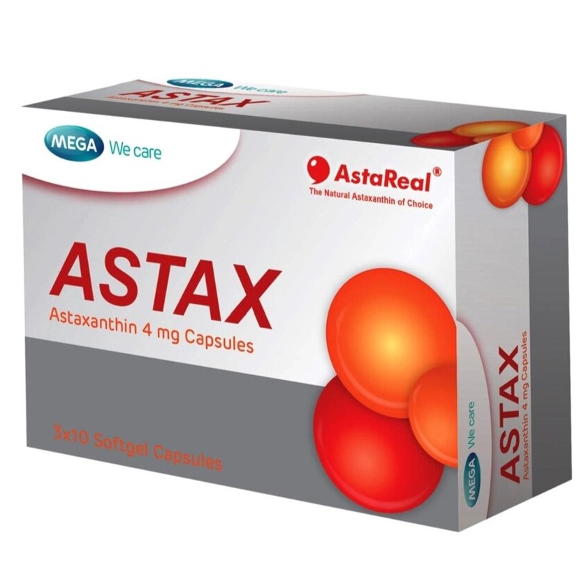Астаксантин мощный антиоксидант 6мг Mega We Care Astax, 30 капсул