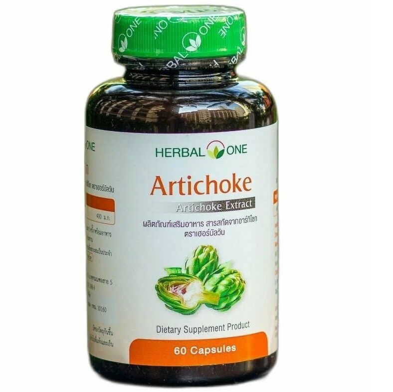 Экстракт Артишока для очищения печени Herbal One, 60 капс