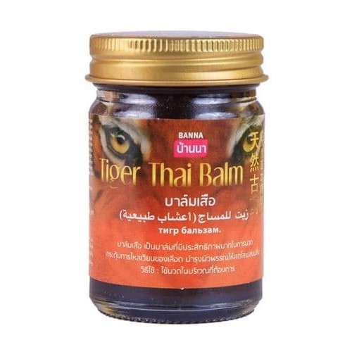 Тайский тигровый бальзам Banna Tiger Thai Balm, 50 гр