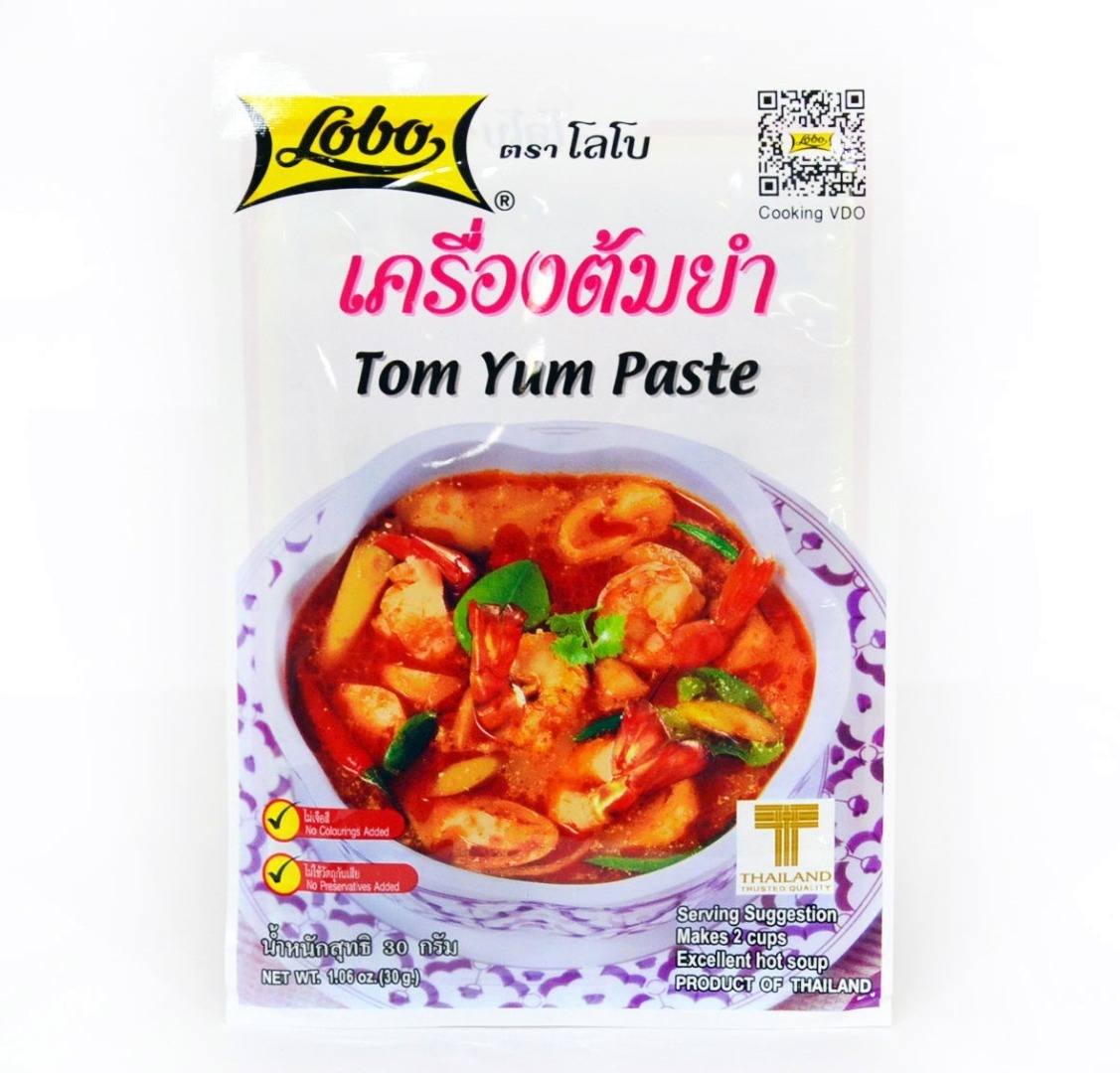 Паста для приготовления острого тайского супа Том Ям Lobo Tom Yum Paste, 30 гр
