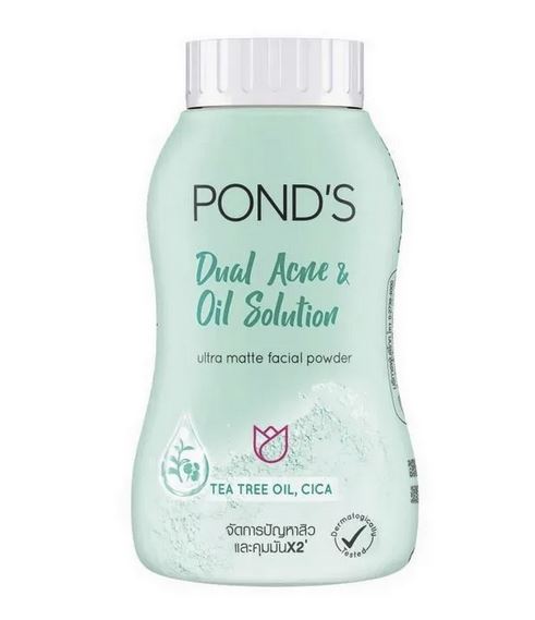 Ультраматирующая пудра для жирной и проблемной кожи POND'S Dual Acne & Oil Solution, 50 гр