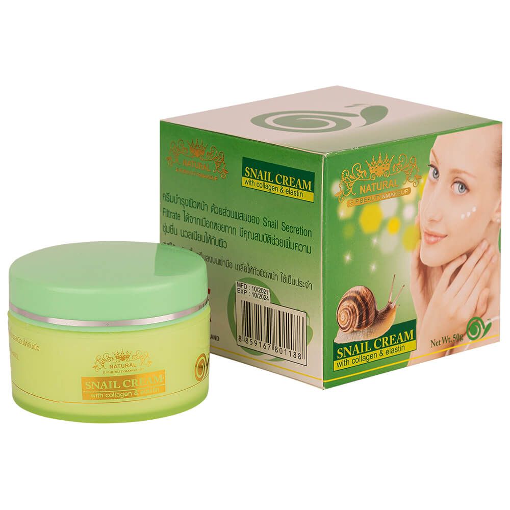 Крем для лица из экстракта улитки с коллагеном и эластином Nature Republic, 50 гр