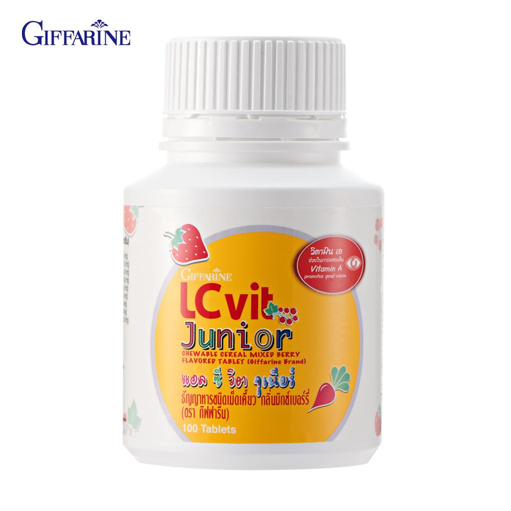 Жевательные таблетки для зрения Giffarine LC Vit Junior для детей, 100 таб