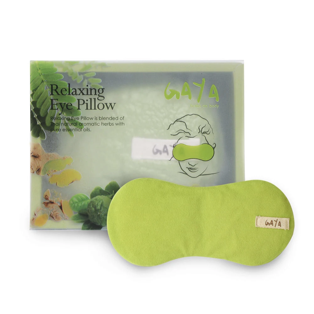 Травяная согревающая подушечка для снятия усталости глаз GAYA Relaxing Eye Pillow