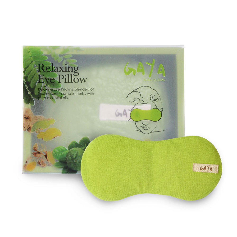Травяная согревающая подушечка для снятия усталости глаз GAYA Relaxing Eye Pillow