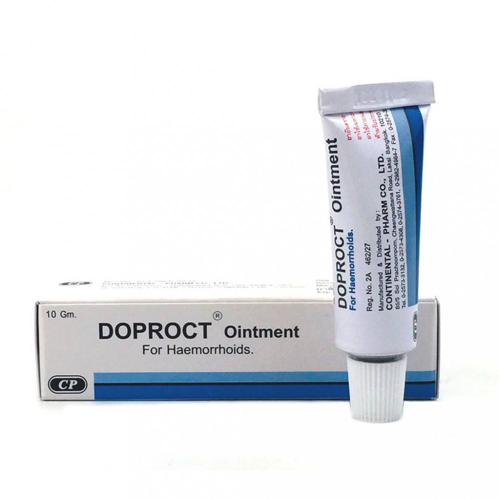 Крем DOPROCT от внутреннего и наружного геморроя, 10 гр