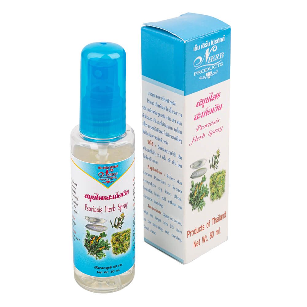 Спрей травяной против экземы и псориаза N Herb Products Psoriasis Herb Spray, 60 мл