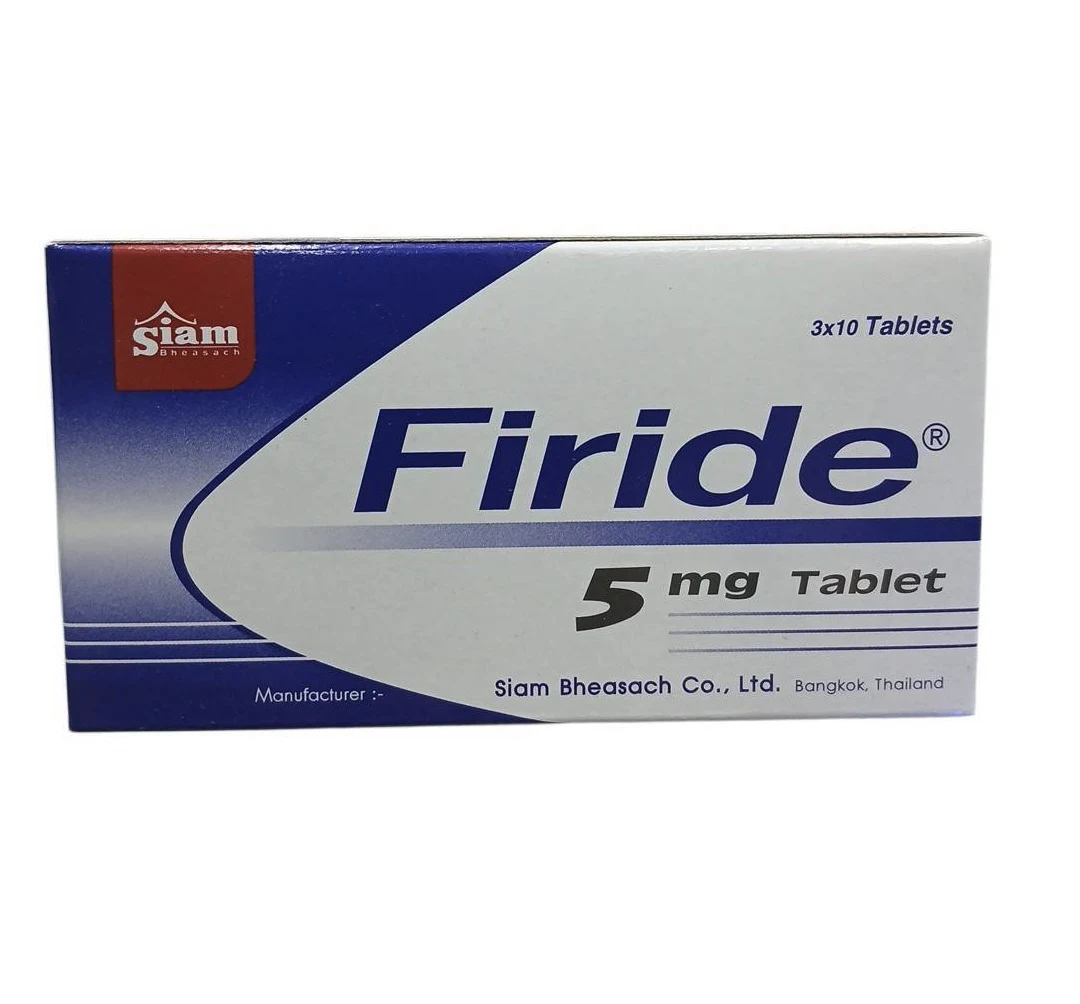 FIRIDE финастерид 5мг для мужчин при выпадении волос и мужском типе облысения, 30 таб.