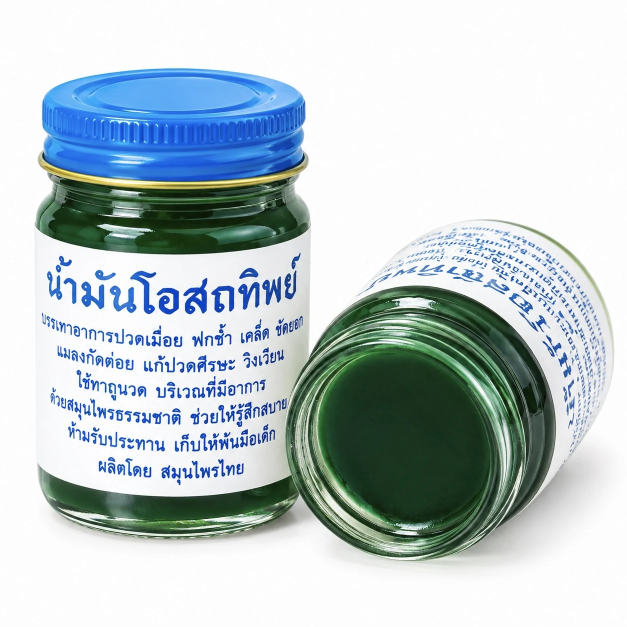 Зеленый традиционный тайский бальзам Osodthip, 50 гр