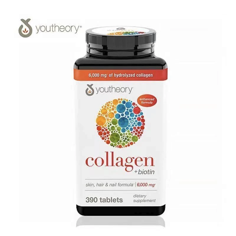 Коллаген + биотин 6000 mg Youtheory, 390 таб.