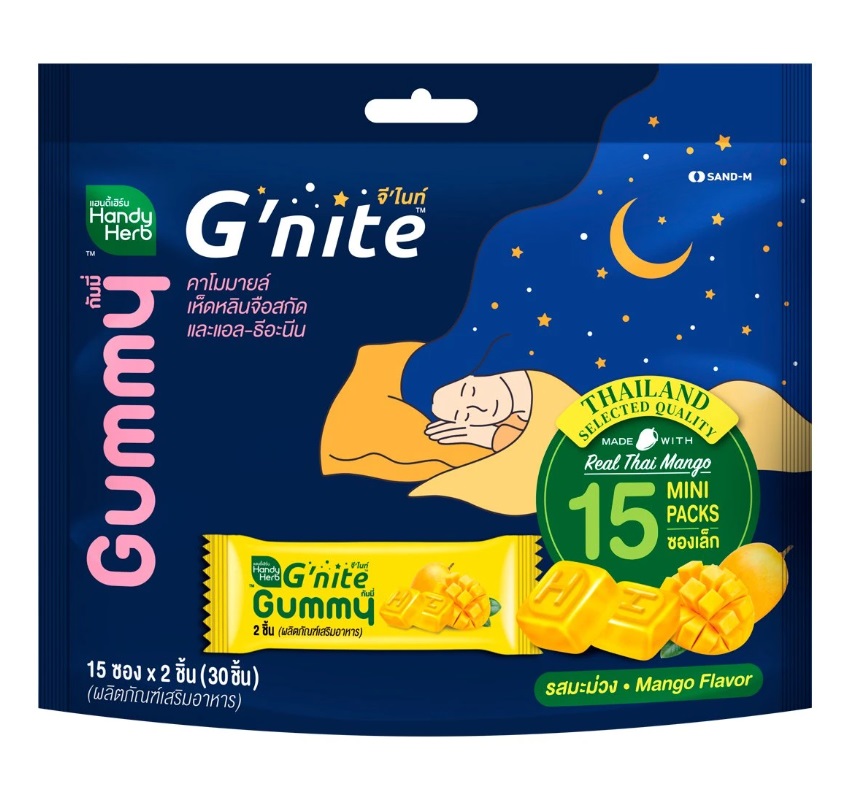 Мармелад для крепкого сна Handy Herb G'nite со вкусом Манго, 15 пак по 2шт