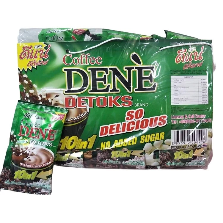 Кофе для похудения и детокса Dene, 30 саше по 22гр